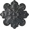 Ekena Millwork Katheryn Ceiling Medallion, Hand-Painted Pewter, 18 1/8"OD x 1 1/4"P CM18KAPES - alternate 1